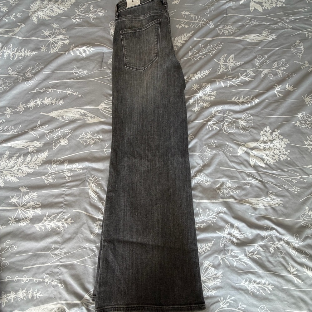 White Black Women's Charcoal Flare Jeans